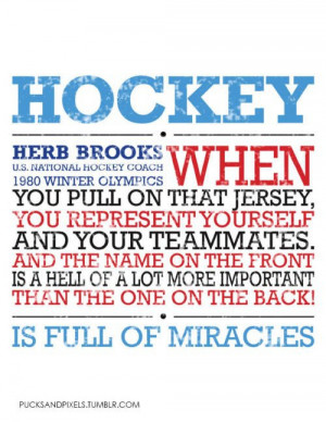 Herb Brooks, I don’t appreciate the “hell” part, but aside from ...