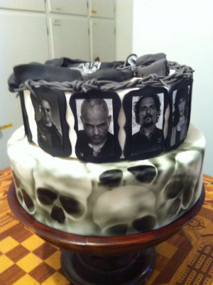 in sons of anarchy cake in album birthday cakes