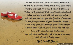 Get Well Soon Quotes Poems