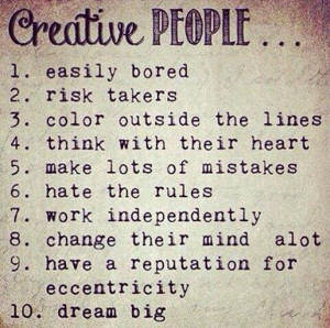 am most certainly creative! :)