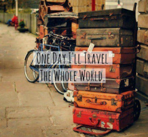 Travel around the world with you! | via Tumblr