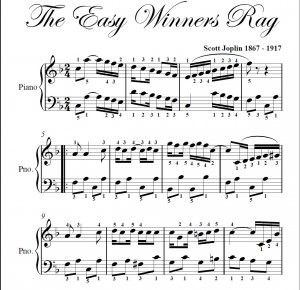 ... easy winners full flutes and piano sheet music scott joplin Pictures