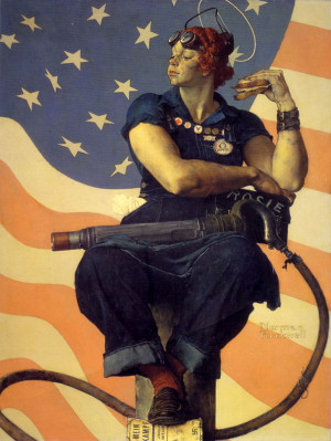 Norman Rockwell's Rosie the Riveter