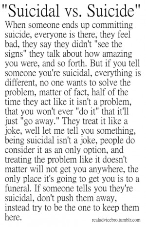 depressed depression suicidal suicide dead joke advice dying suicide ...