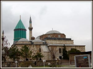 Apilgrimage to Maulana Rumi Mausoleum (Mevlana Museum), Konya, Turkey