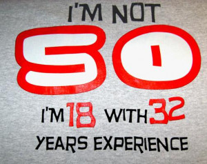 Funny 50th Birthday Quote. 1Being fifty takes stamina and endurance ...