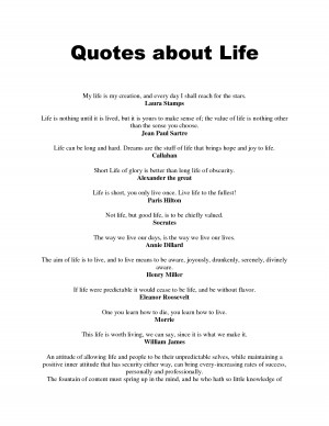 Quotes about Life by Gordanjor