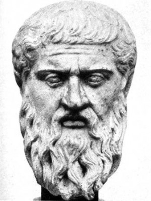 Bust of the great Greek philosopher, Plato.