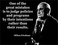 Milton Friedman Quote Poster
