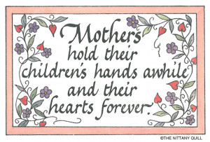 mothers hold their child s hand for a moment mother quotes