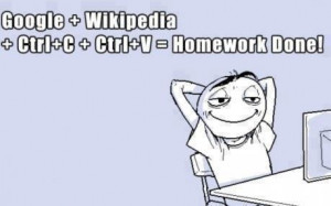 ... Quotes : Google + Wikipedia + Ctrl + C + Ctrl + V = Homework Done