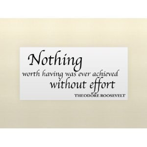 Vendor: This item says: Nothing worth having was ever achieved without ...