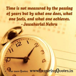 Nehru Quotes on Time – Chacha Nehru Inspirational Quotes