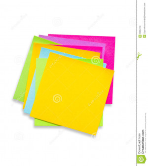 Heap Colorful Sticky Credited