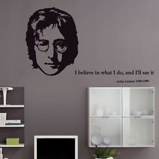 John Lennon Quote Wall stickers Wall Decals