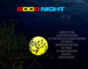 Good Night Wishes For Facebook HD Wallpaper