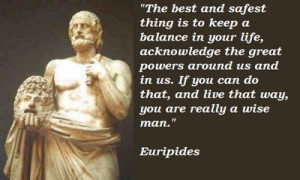 Euripides was one of the three great tragedians of classical Athens ...