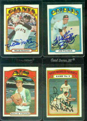 AUTOGRAPHED: 1972 Topps #285 Gaylord Perry w/PSA/DNA Auction LOA ...