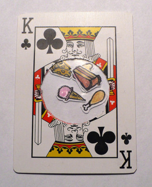 Rhonda Greene's Submission: Altered Playing Card: Dinner Fit for a ...