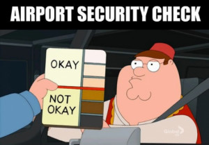 Funny Pictures Family Guy's spoof indicating that TSA uses skin color ...