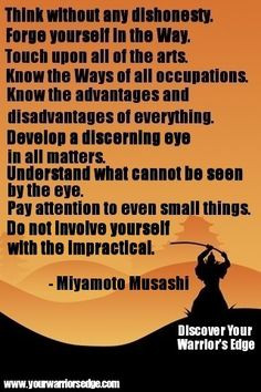 Musashi, quote