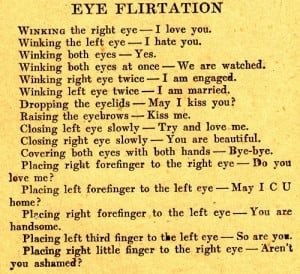 Eye Flirtation