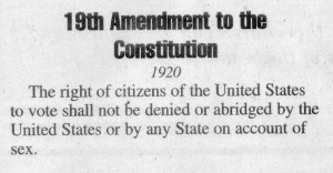 Wyoming was the first state to allow woman to vote. As the elections ...