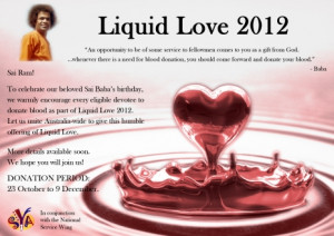 Liquid Love, service project for 2012