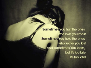 depressing love quotes 4 Depressing Love Quotes and Sayings Pictures