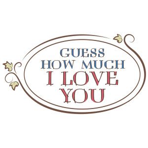 Wall stickers Guess How Much I Love You image no.4