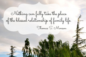 ... the place of the blessed relationship of family life - Simple Sojourns