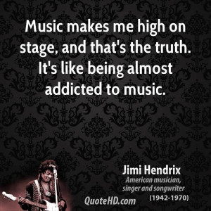 Jimi Hendrix Music Quotes