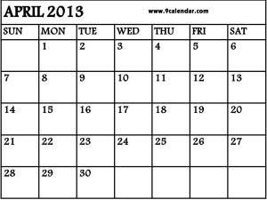 Free April Calendar 024-02