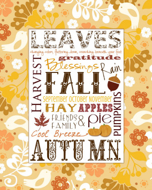 Welcome Fall Welcome autumn!