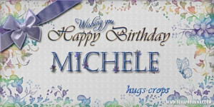 Happy Birthday Michelle