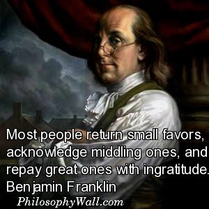 Benjamin Franklin Quote | Most People