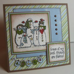 WCMDFS08 Flaky Friends by angelladcrockett - Cards and Paper Crafts at ...