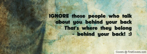 ... your backthat's where they belong- behind your back! :) , Pictures