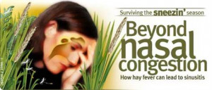 ... season - Beyond nasal congestion - How hay fever can lead to sinusitis