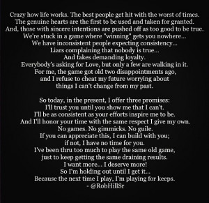 RobHillSr - Crazy how life works...