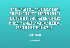 Quotes About Good Neighbors