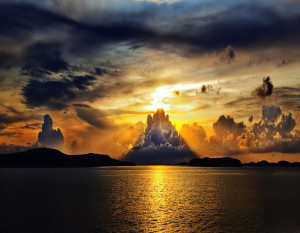 ... make this photograph of a beautiful Swedish sunset any less warm