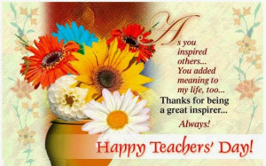 wishing you a happy teacher s day