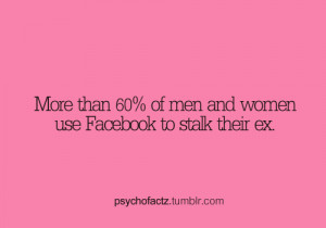 end, ex, facebook, funny, lol, men, relationship, stalk, stalking ...