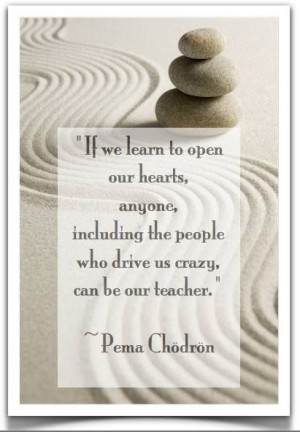 ... crazy, can be our teacher.
