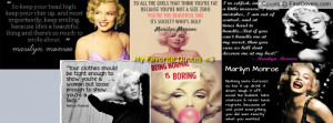 marilyn monroe quotes Profile Facebook Covers