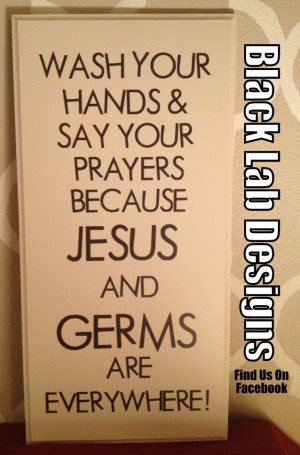 Jesus & Germs Black Lab Designs--Find Us On Facebook