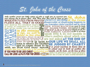 Saint John of the Cross Quote Poster