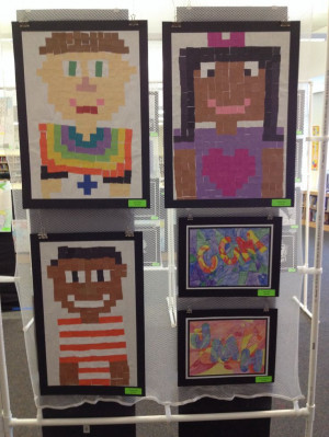... Schools Art, Minecraft Art Lesson, Minecraft Selfie, Art Projects