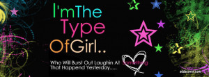 Im The Type Of Girl Facebook Cover